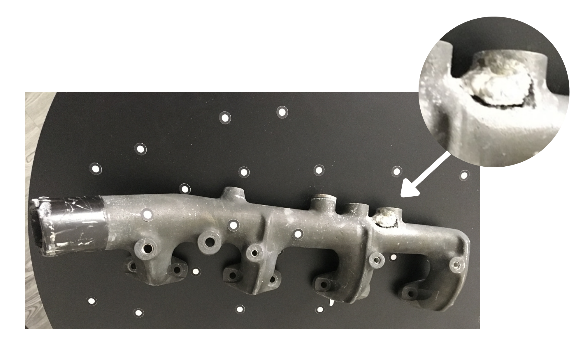 Corroded Manifold